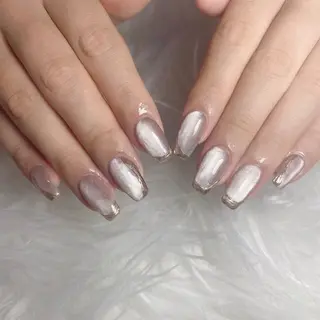 ネイル 同時施術◎💅🏻 ネイル/眉毛/まつ毛のネイルデザイン
