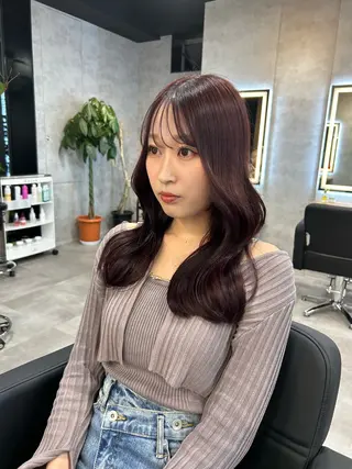 セミロング カラー ヘアアレンジ ブリーチなしの達人 🌈KAITOのヘアスタイル