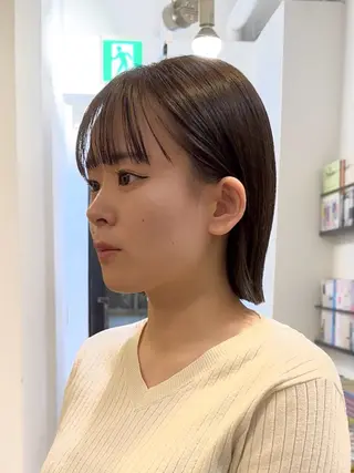 カラー リンダ所属・ボブ/ブリーチ /顔周り/すずきのヘアスタイル