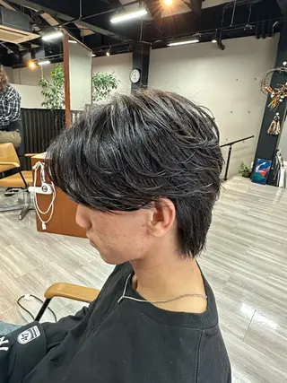 メンズ arika オケシ　リョウダイのヘアスタイル