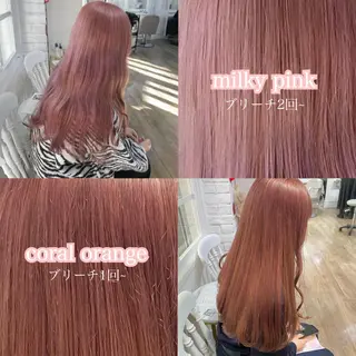 カラー 🌷柔らかクリーミー 🤍kirari🌷のヘアスタイル