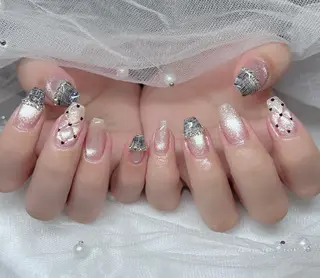 ネイル 🎀PG🩵 ネイルサロンのネイルデザイン