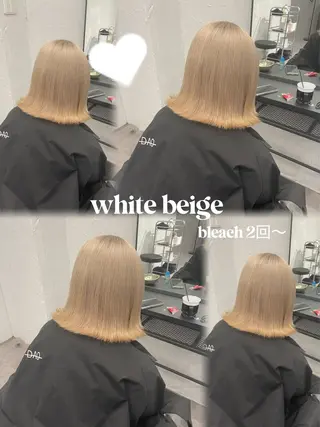 カラー 心斎橋/ハイトーン/ airi⠀のヘアスタイル