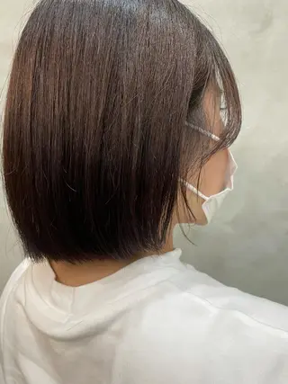 ショート カラー 【ピンク/韓国ヘア/ ヘアセット】亜海のヘアスタイル