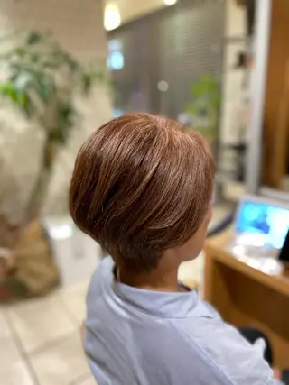 ショート カラー 萩原 琳之祐のヘアスタイル