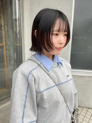 ショート 韓国/ボブ/まつパ 🩰aikaのヘアスタイル