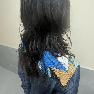 ロング パーマ 前野 早紀のヘアスタイル