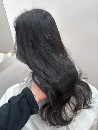 ロング 韓国ヘア/ワンホン ちひろのヘアスタイル