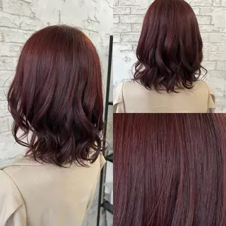 ミディアム カラー エクステ＆艶カラー 🎀YURINA🎀のヘアスタイル