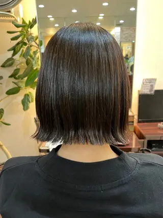 ショート 縮毛矯正&髪質改善/ きょうの🐺のヘアスタイル