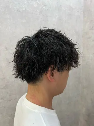 パーマ 米林 遼のヘアスタイル