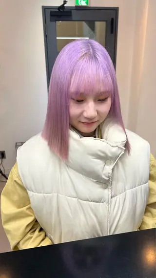 ショート カラー いろあそび所属・ショート/ウルフ カットモデル募集のヘアスタイル