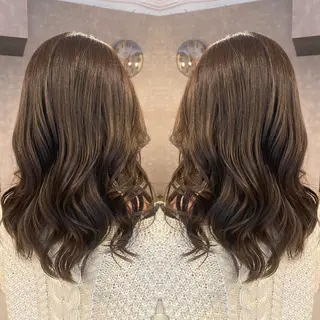 ロング カラー tocca 💜石田愛結💜のヘアスタイル