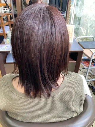 カラー atoll所属・中山 ルミ子のヘアスタイル