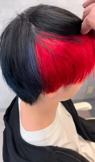 メンズ カラー＆ブリーチ特化 ジェミニ メンズ瀬田のヘアスタイル