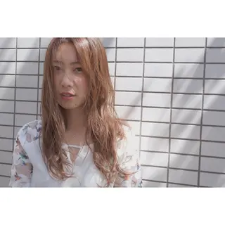 ロング カラー fio マナミのヘアスタイル