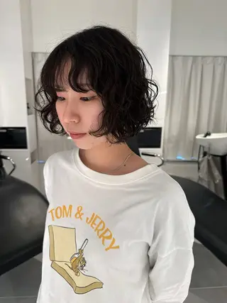 ショート パーマ 🍬パーマスタイル 🍬YURAのヘアスタイル