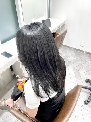 ロング ハイライトデザイン 特化/表参道/みづきのヘアスタイル