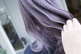 セミロング カラー ヘアアレンジ lani 天神大名/ブリーチのヘアスタイル