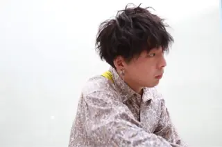 ショート メンズ ahu 永井 理偉のヘアスタイル