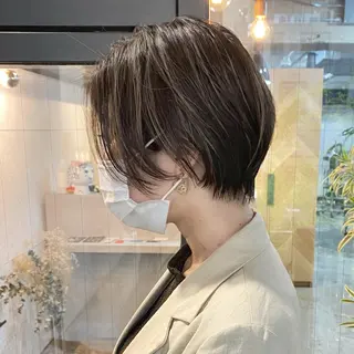 ショート カラー ネイル マツエク・マツパ 中山 天地のヘアスタイル
