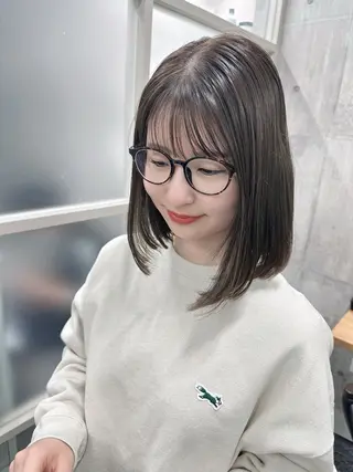 ミディアム カラー タケダケイ /ショート/ボブのヘアスタイル