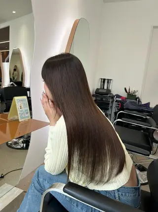 セミロング 美髪職人/山村 貫太/髪質改善のヘアスタイル
