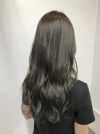 セミロング カラー ヘアアレンジ GiseL天神カラー 髪質改善/ブリーチのヘアスタイル