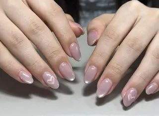 ネイル By moonネイル 🌷ワンホン/韓国風のネイルデザイン