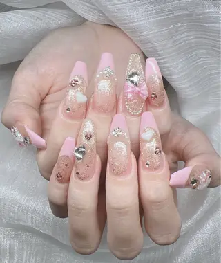 ネイル Lee Nails チップ長さだし専門店のネイルデザイン
