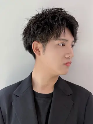 ショート パーマ メンズ 坂本響 メンズカット/パーマのヘアスタイル