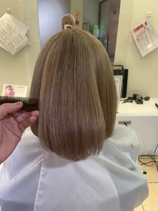 ミディアム 髪質改善 SHEER. 大阪梅田所属・髪質改善/ 梅田中崎町/宮里のヘアスタイル