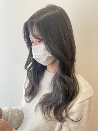ロング カラー 増渕 駿介のヘアスタイル