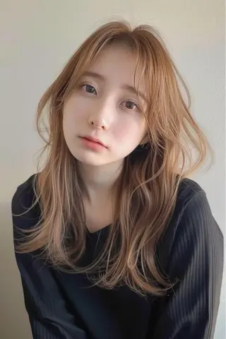 ロング 最新ケアカラー 髪質改善YUTOのヘアスタイル