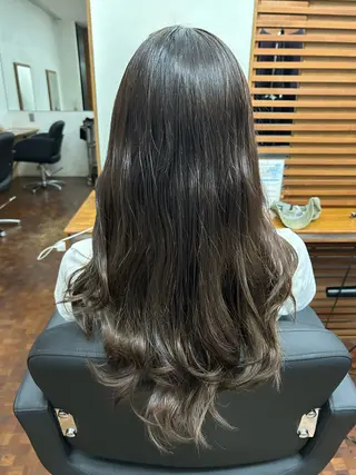 ロング カラー bAteAu所属・💎透明感カラー💎 bAteAu あまねのヘアスタイル