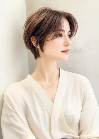 ショート nex the salon coall所属・🫧似合わせショート イシダ🫧のヘアスタイル