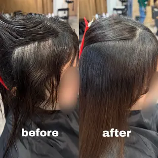 ロング パーマ 縮毛矯正/艶髪カラー /パーマ/ひふみ🌱のヘアスタイル