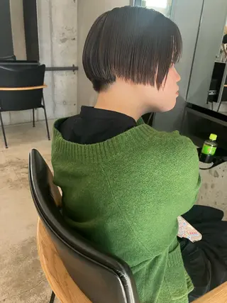 ショート 似合わせカットカラー 👩MINAのヘアスタイル