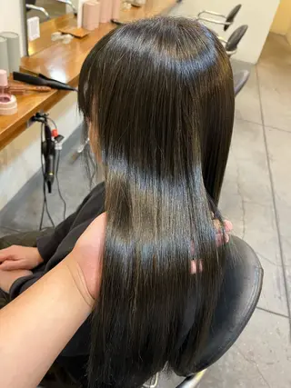 ロング カラー パーマ 丸山 菜々子のヘアスタイル