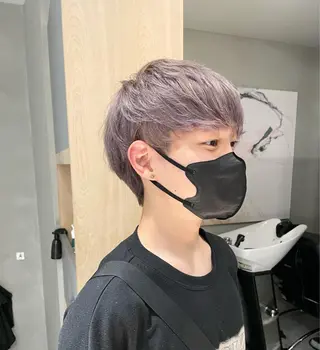 カラー ヘアアレンジ メンズ 艶髪/レイヤーカット 🐣misakiのヘアスタイル