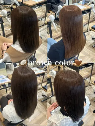 カラー 🫧ナナ_ 髪質改善_カラー🍑のヘアスタイル