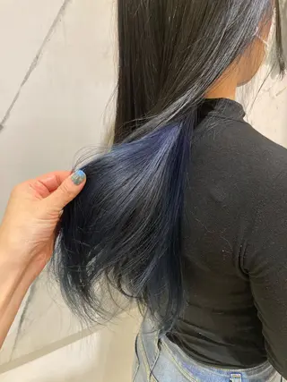 ロング カラー オリーブ透明感カラー 表参道/MIKUのヘアスタイル