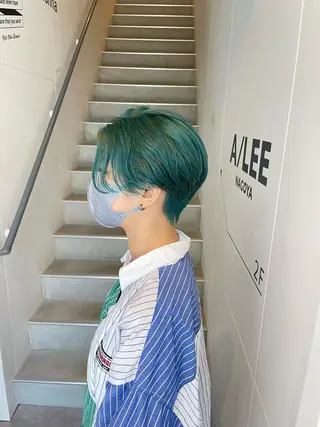 ショート A/LEE所属・久保田 千尋のヘアスタイル