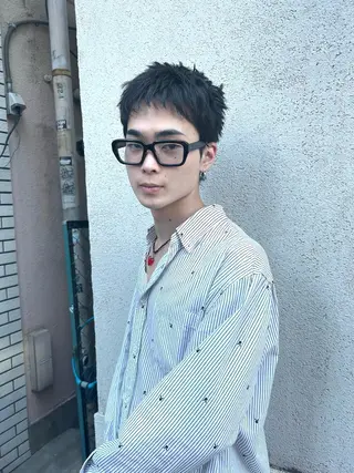 ショート CACHÉ所属・大阪/堀江/ いわもと　りゅうやのヘアスタイル