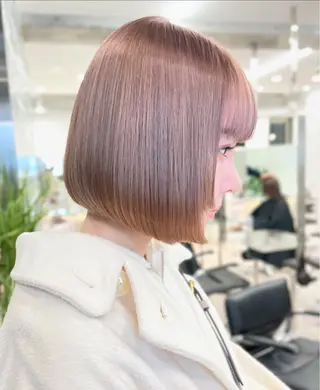 ショート カラー 🐯ミルクティーベー ジュ/大雅🐯のヘアスタイル