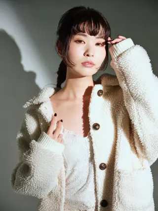 ロング 國村 優のヘアスタイル