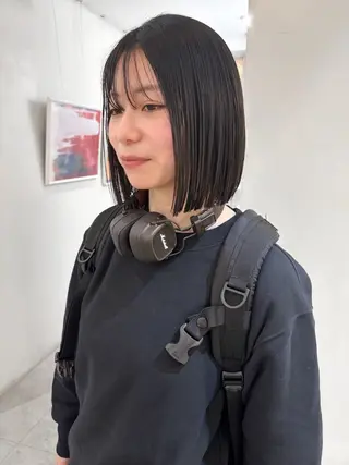 ショート MINX青山店所属・結莉/ボブ/ 縮毛矯正のヘアスタイル