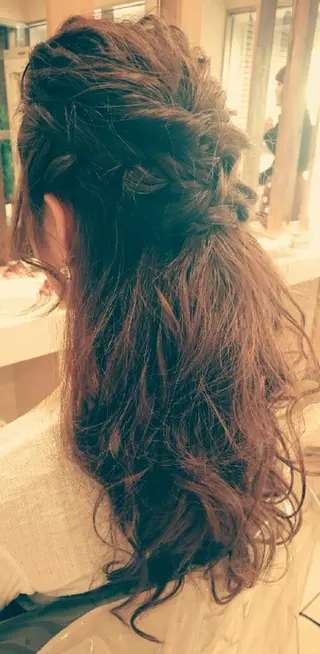 ヘアアレンジ ロング ヘアセット/髪質改善 /カラー/TADOのヘアスタイル