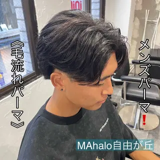 ショート パーマ メンズ MAhalo自由が丘所属・メンズパーマ💈 🧑🏼‍🦱カットのヘアスタイル