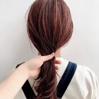 セミロング カラー SYUK高円寺所属・ベージュ/暖色カラー /ボブ/ミカのヘアスタイル